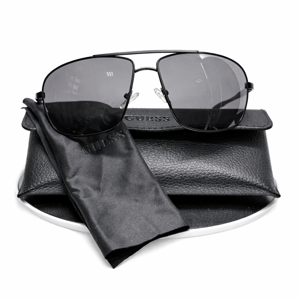 Сонцезахисні окуляри Guess GF0232-02A – авіатор – чоловічі – метал – UV400 – оригінал - Зображення 3