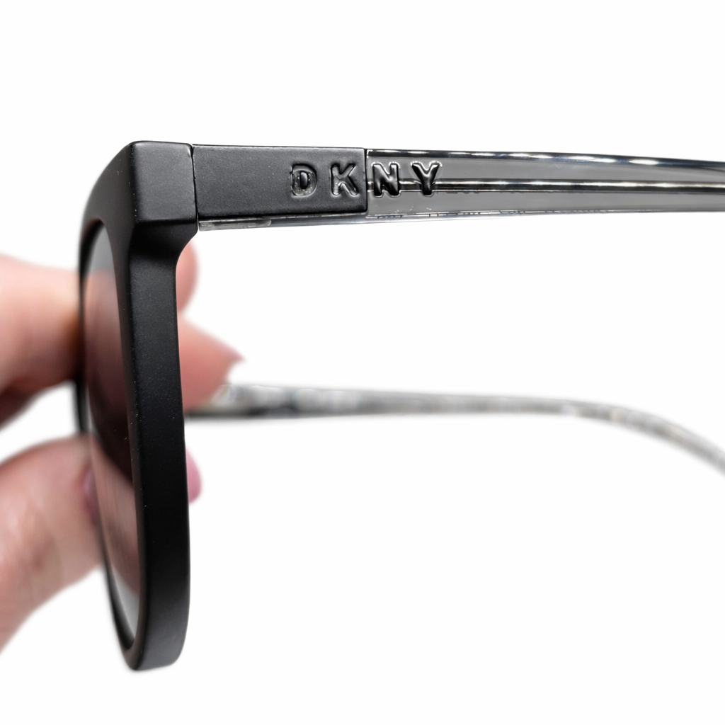 Сонцезахисні окуляри DKNY DK527S-001-55 – жіночі – темно-сірі матові – UV400 – оригінал - Зображення 3