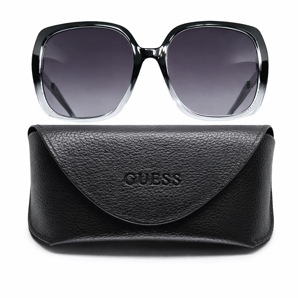 Сонцезахисні окуляри Guess GF0406-05B – жіночі – квадратні oversize – градієнт – UV400 – оригінал - Зображення 3