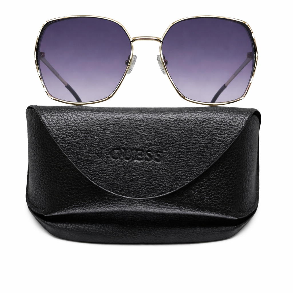 Сонцезахисні окуляри Guess GF0410-32B – butterfly – жіночі – метал – градієнт – UV400 – оригінал - Зображення 2