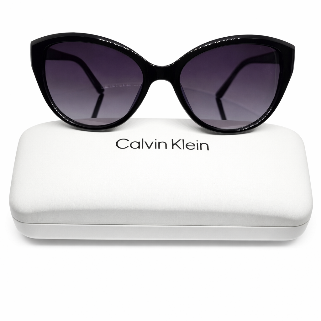 Сонцезахисні окуляри Calvin Klein CK19536S-001 – жіночі – чорні – UV400 – оригінал - Зображення 2