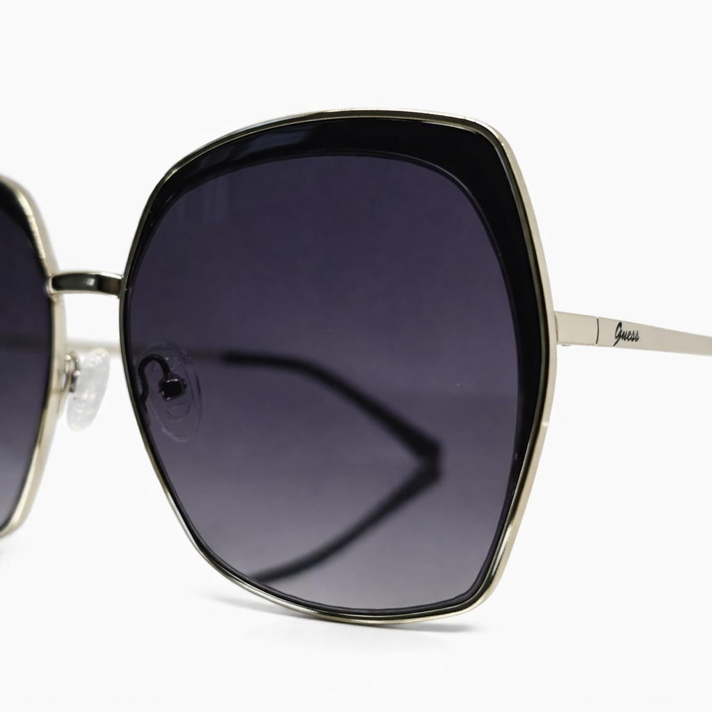 Сонцезахисні окуляри Guess GF0410-32B – butterfly – жіночі – метал – градієнт – UV400 – оригінал - Зображення 3
