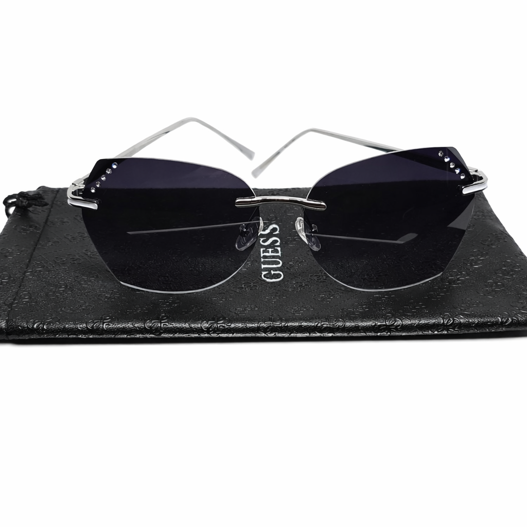Сонцезахисні окуляри Guess GF0384-10B – butterfly – жіночі – метал – градієнт – UV400 – оригінал - Зображення 2