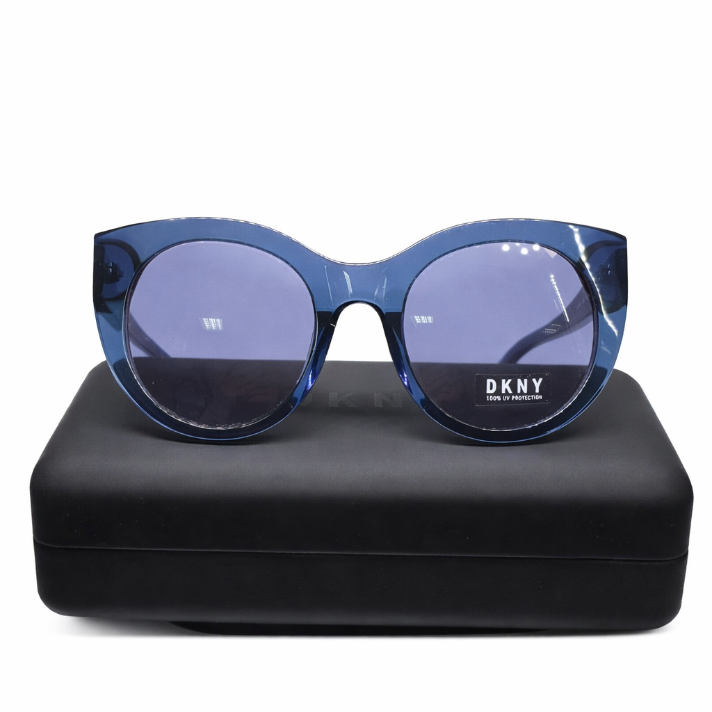 Сонцезахисні окуляри DKNY DK517S-400-52 – жіночі – сині – UV400 – оригінал - Зображення 3