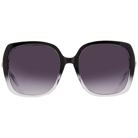 Сонцезахисні окуляри Guess GF0406-05B – жіночі – квадратні oversize – градієнт – UV400 – оригінал